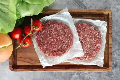 [142] HAMBURGUESA de CARNE CASERA