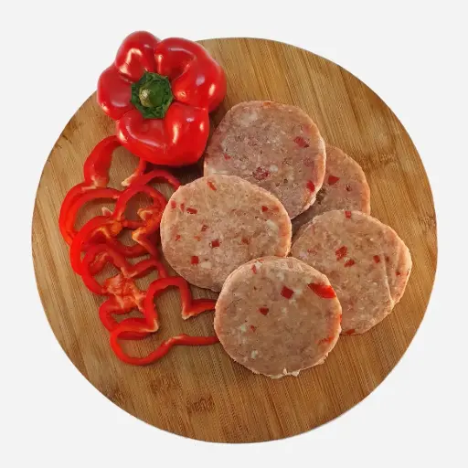 [162] Hamburguesas pollo con morrón