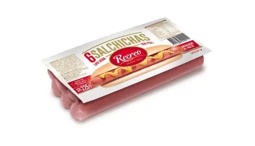 Salchicha RECREO x6u